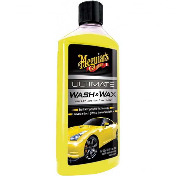 Meguiar's MG17716 Ultimate Wash and Wax Champú con cera